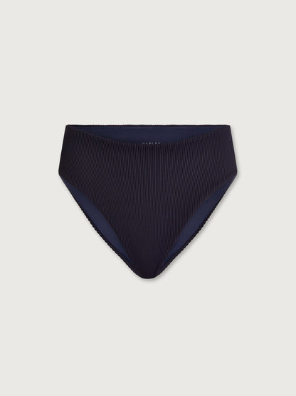 Camilla Mid Rise Bikini Bottom Evening Blue - Varley