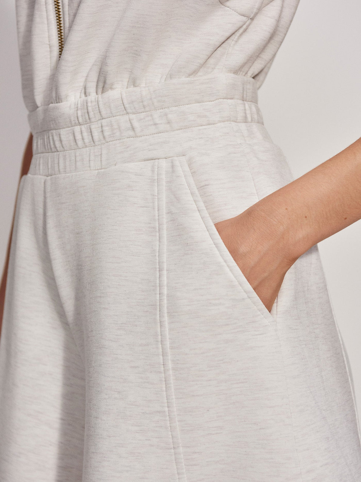 Linvale Playsuit | VARLEY US Ivory Marl - Varley