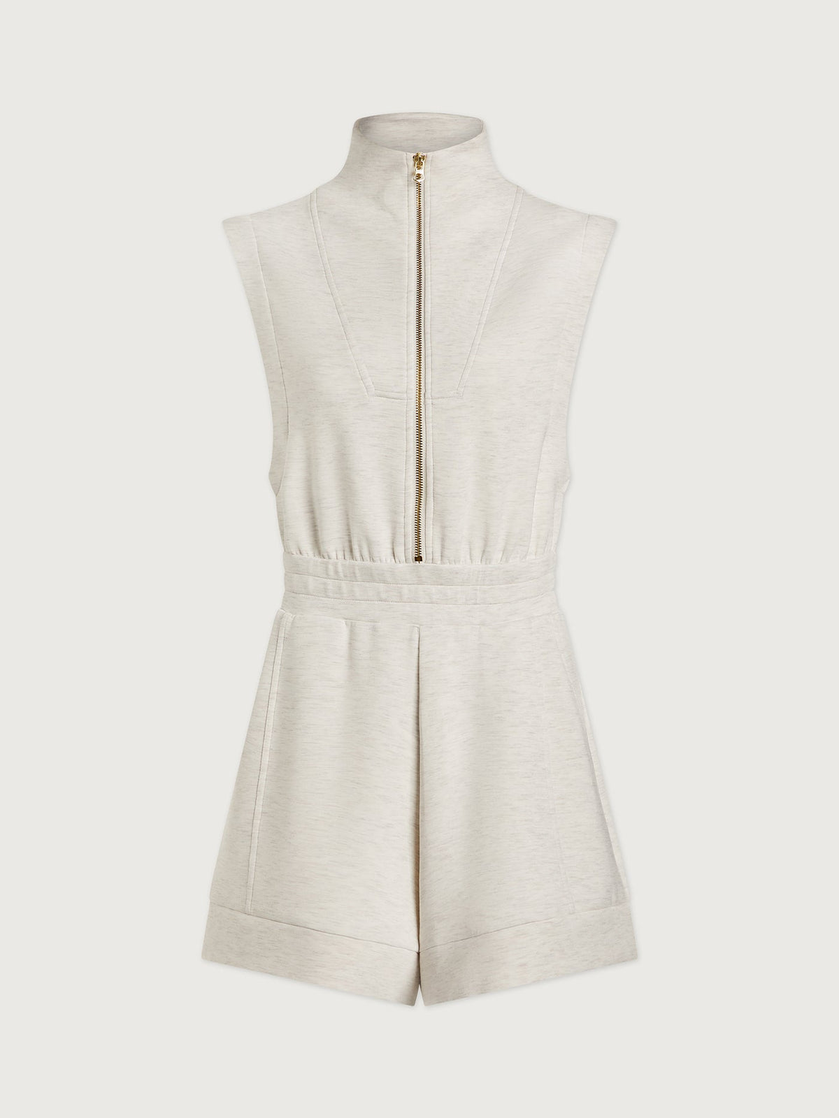 Linvale Playsuit | VARLEY US Ivory Marl - Varley