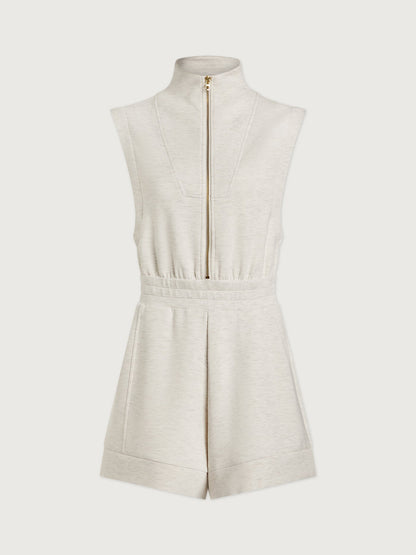 Linvale Playsuit | VARLEY US Ivory Marl - Varley
