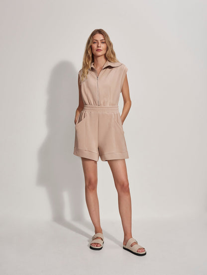 Pamela Playsuit | VARLEY US Light Taupe - Varley