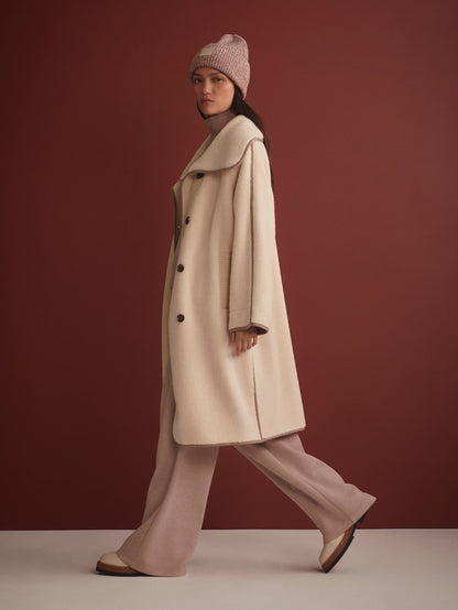 Clemence Sherpa Coat Sandshell - Varley