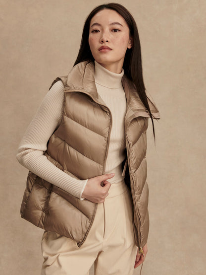 Bextor Lightweight Down Gilet Simply Taupe - Varley