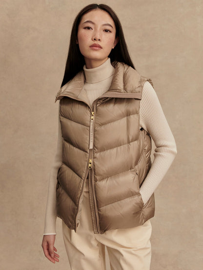 Bextor Lightweight Down Gilet Simply Taupe - Varley