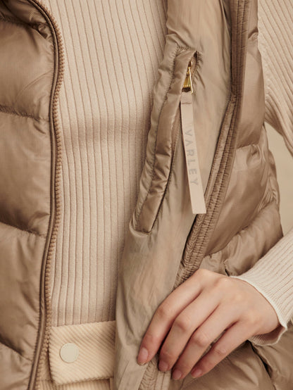 Bextor Lightweight Down Gilet Simply Taupe - Varley