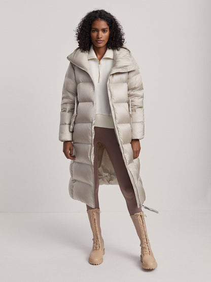 Payton Puffer Coat Cloud Metallic - Varley