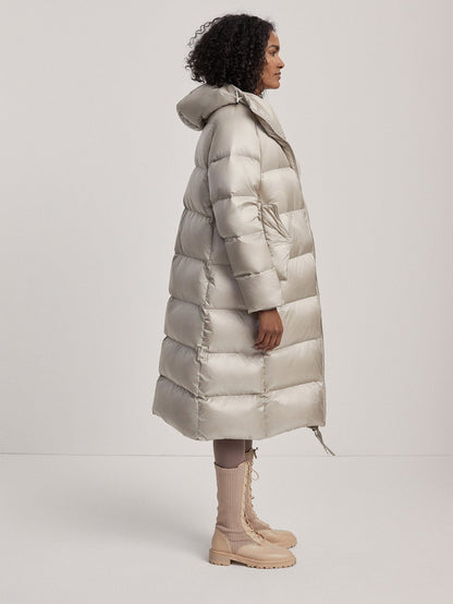 Payton Puffer Coat Cloud Metallic - Varley