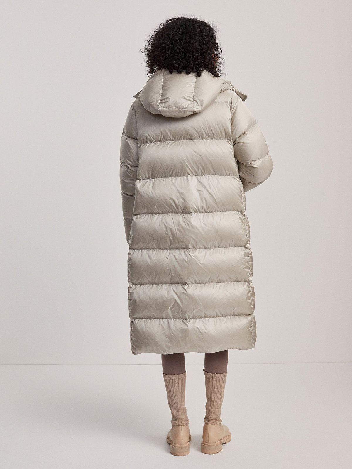 Payton Puffer Coat Cloud Metallic - Varley
