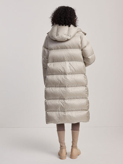 Payton Puffer Coat Cloud Metallic - Varley
