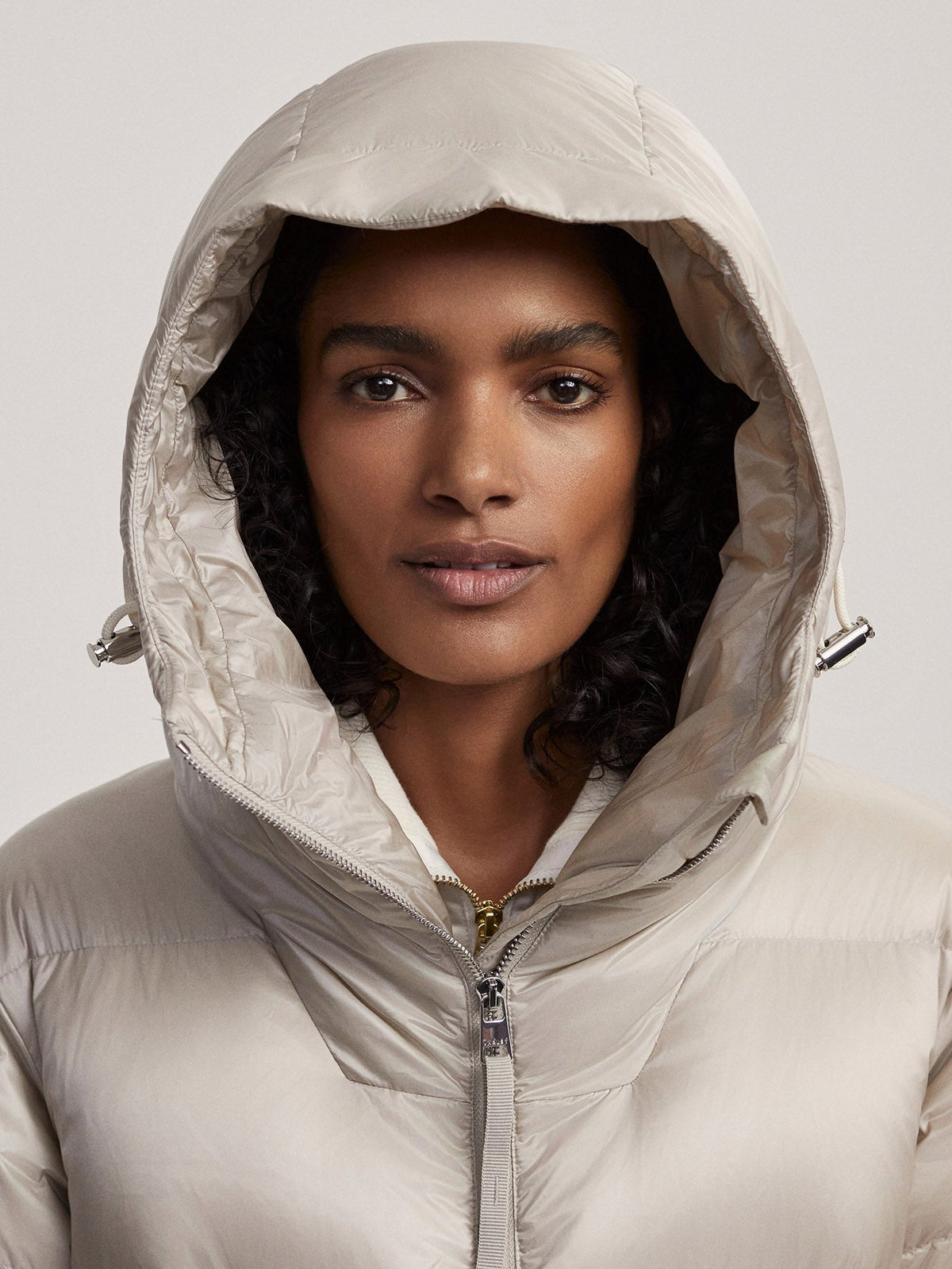 Payton Puffer Coat Cloud Metallic - Varley