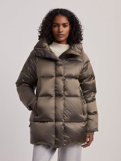 Canton Down Jacket Brushed Olive Metallic - Varley