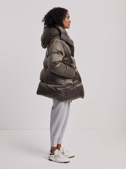 Canton Down Jacket Brushed Olive Metallic - Varley