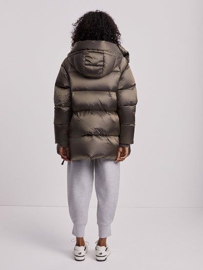 Canton Down Jacket Brushed Olive Metallic - Varley