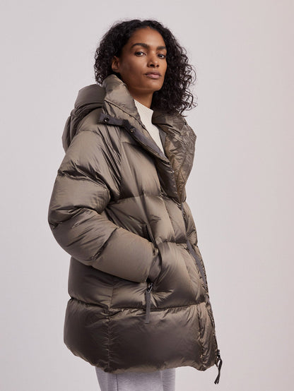 Canton Down Jacket Brushed Olive Metallic - Varley
