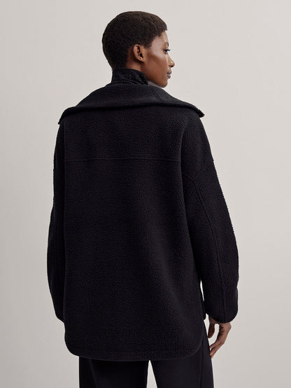 Donley Fleece Jacket Black - Varley