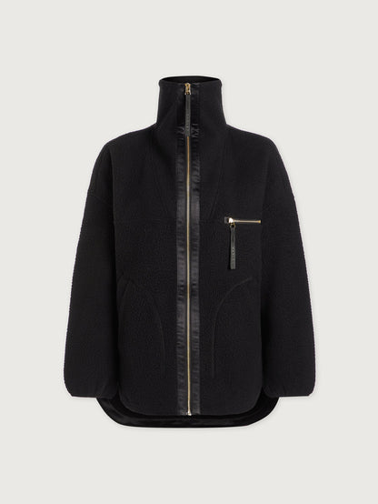 Donley Fleece Jacket Black - Varley