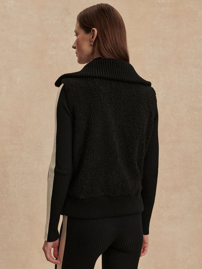 Caspian Sherpa Gilet Black - Varley