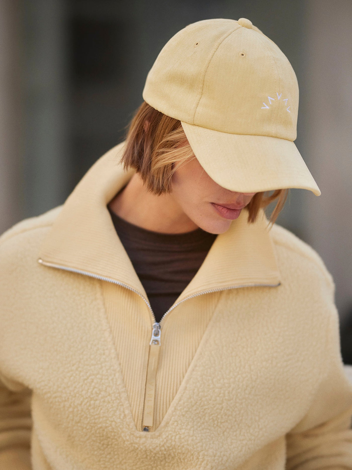 Jaylin Half Zip Fleece Reed Yellow - Varley
