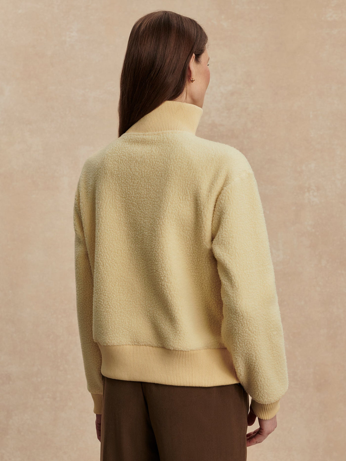 Jaylin Half Zip Fleece Reed Yellow - Varley