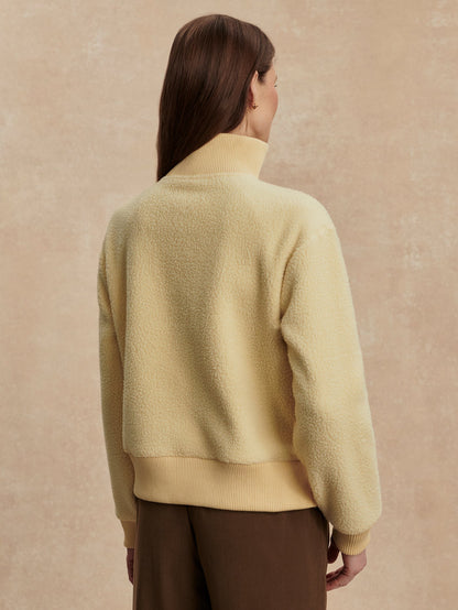 Jaylin Half Zip Fleece Reed Yellow - Varley