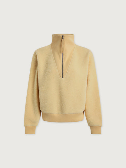 Jaylin Half Zip Fleece Reed Yellow - Varley