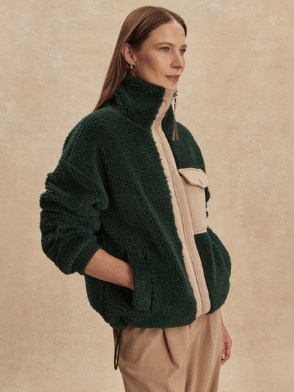 Lowell Sherpa Jacket Pine Grove - Varley