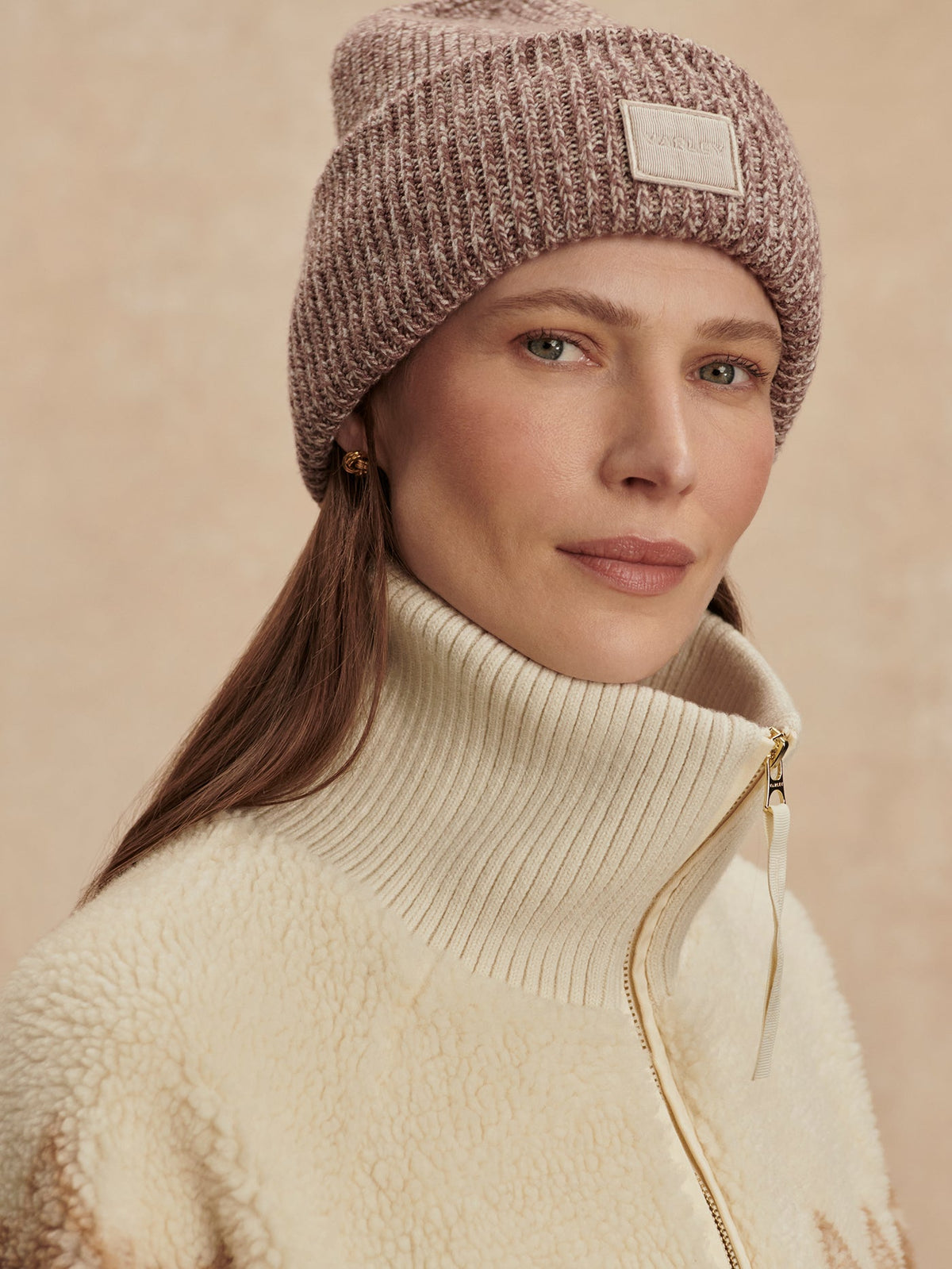 Hendrik Half Zip Sherpa Egret - Varley
