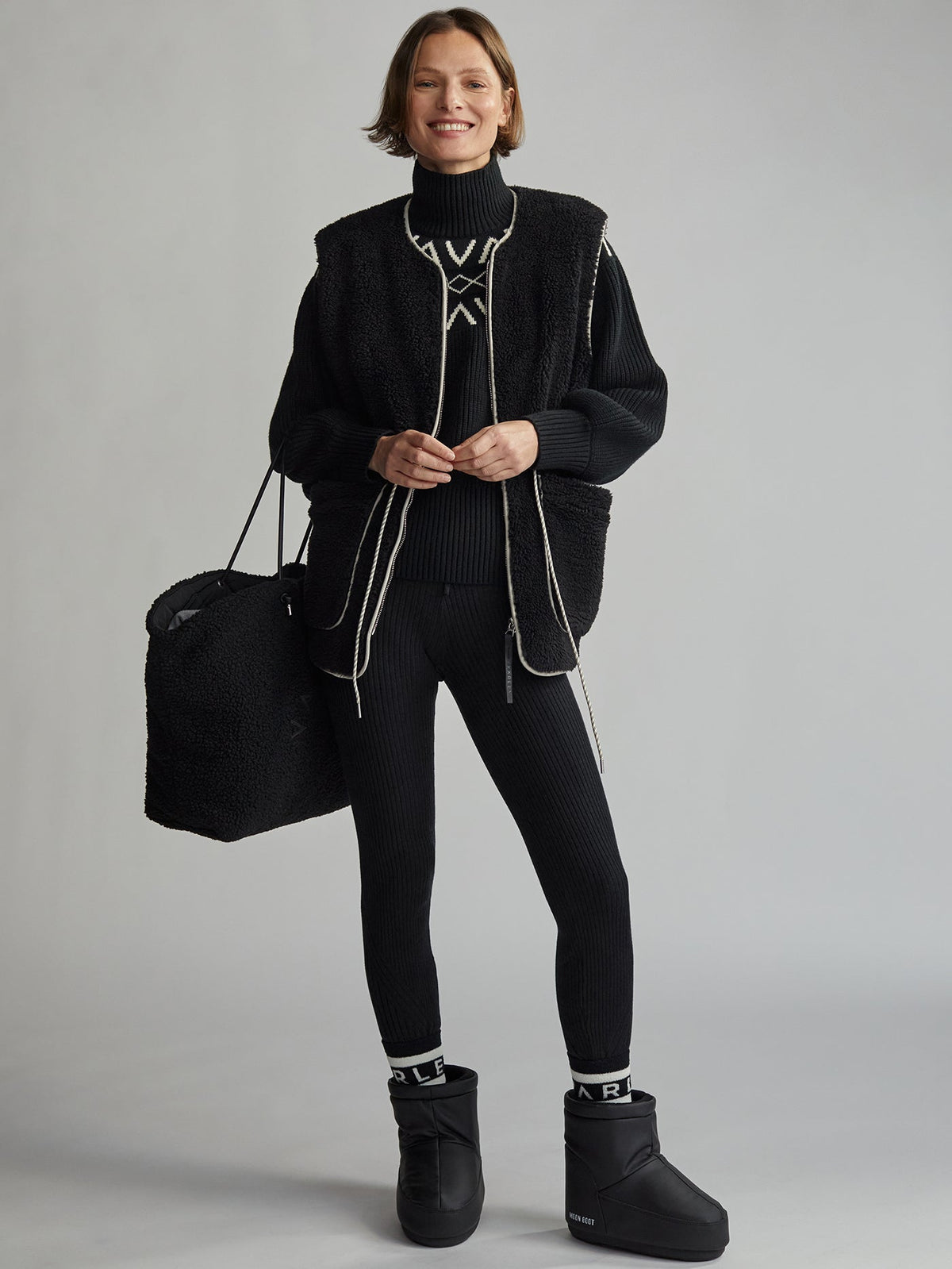 Kestrel Sherpa Gilet | VARLEY US Black - Varley