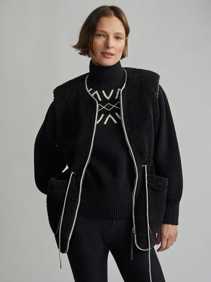 Kestrel Sherpa Gilet | VARLEY US Black - Varley