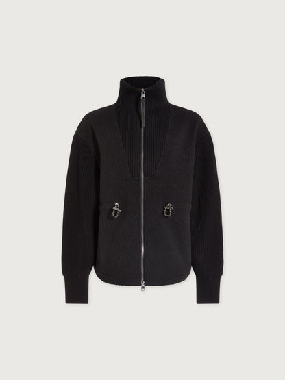 Renea Fleece Jacket Black - Varley