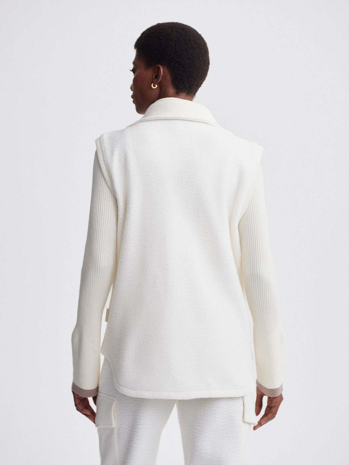 Maggie Fleece Gilet 2.0 Egret - Varley