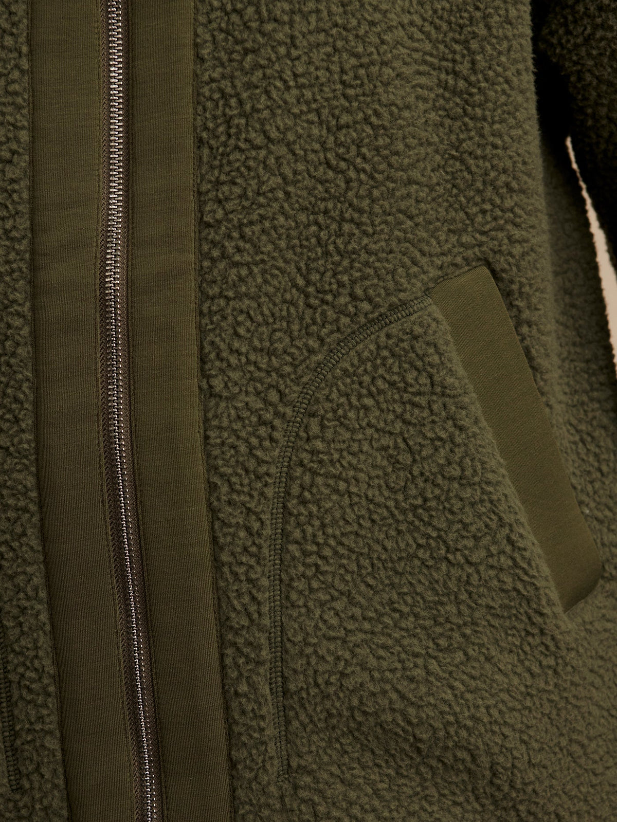 Fey Relaxed Fleece Racing Olive - Varley