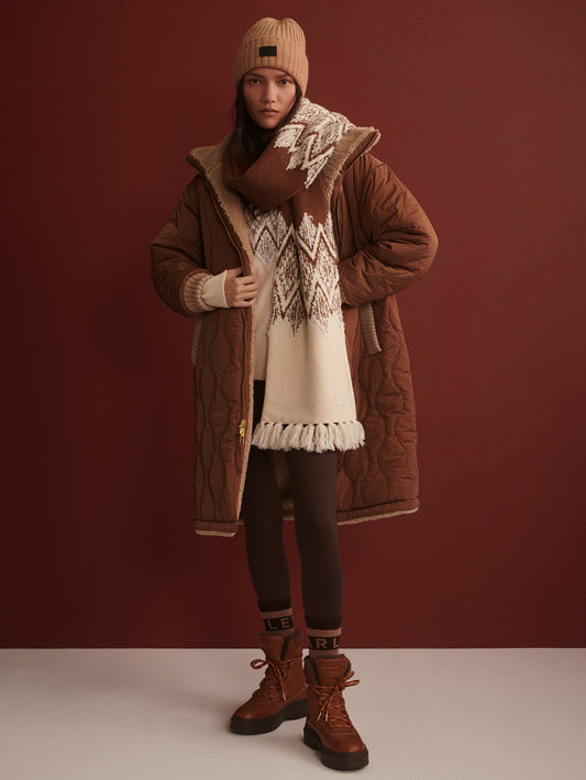 Theia Reversible Coat Light Taupe/ Cocoa Dust - Varley