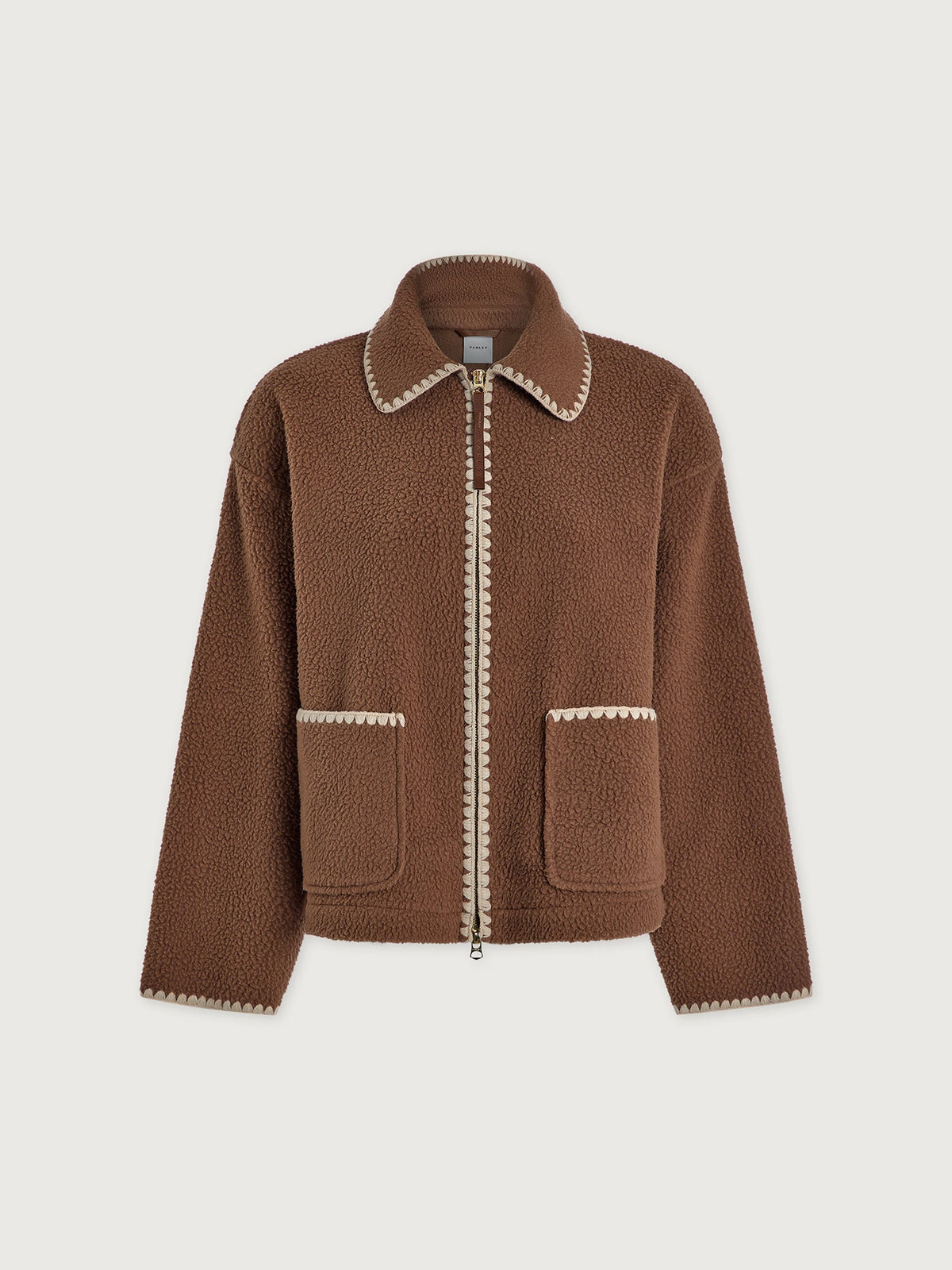 Ruiko Zip Through Fleece Cocoa Dust - Varley