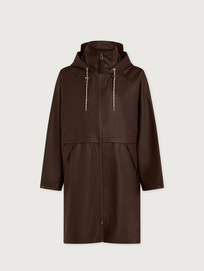 Kirsten Raincoat Dark Truffle - Varley