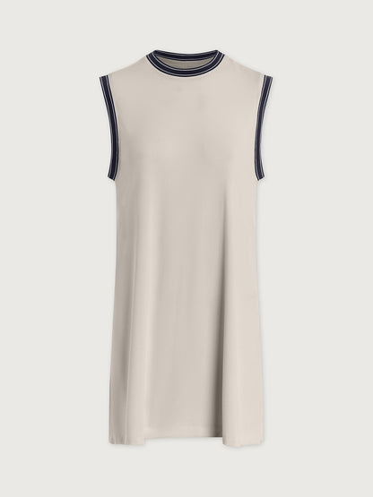 Endo Court Dress 32.5 White/ Blue Nights - Varley