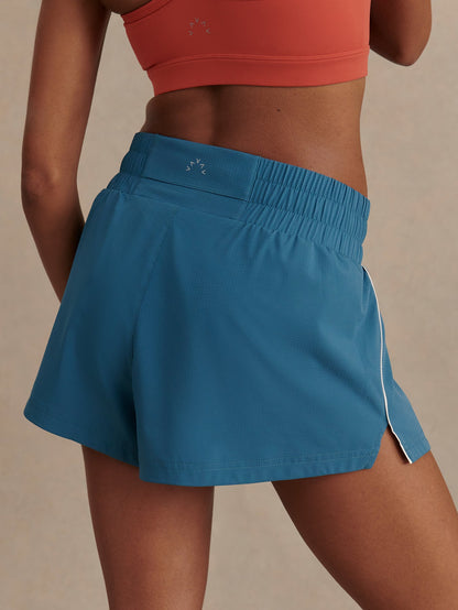 Kallin Piped Running Short 1.5 Mallard Blue - Varley