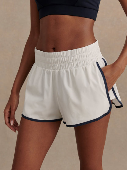 Arlington Running Short 2" | VARLEY US White - Varley