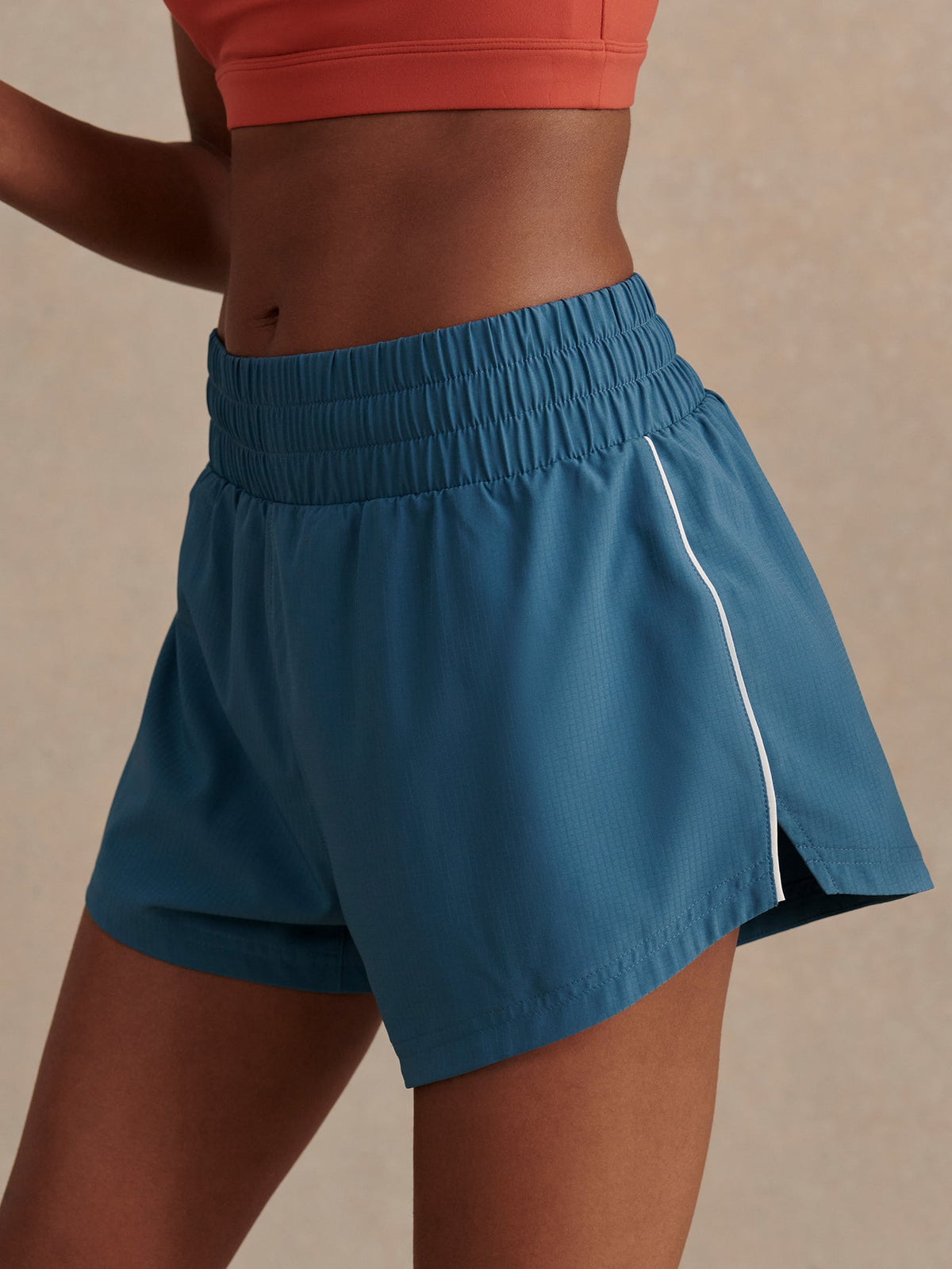 Kallin Piped Running Short 3 Mallard Blue - Varley