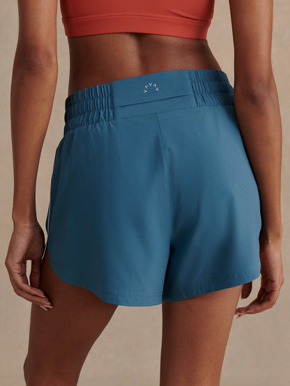 Kallin Piped Running Short 3 Mallard Blue - Varley