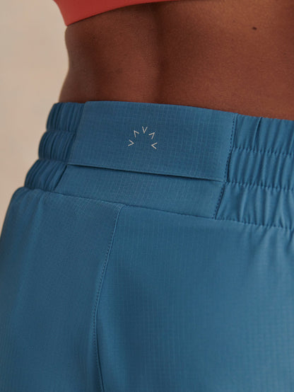 Kallin Piped Running Short 3 Mallard Blue - Varley