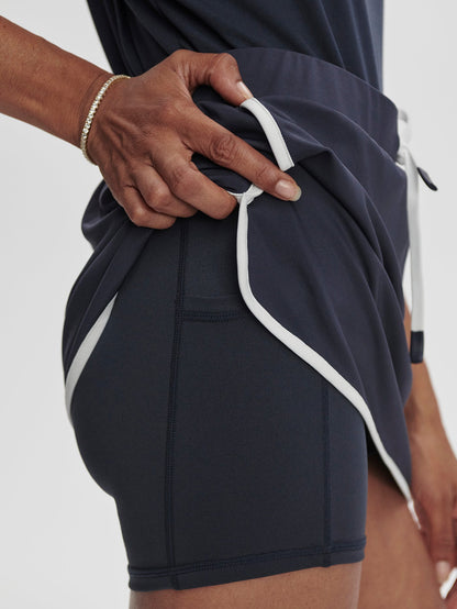 Archer Mid Rise Skort 13.5 Blue Nights - Varley
