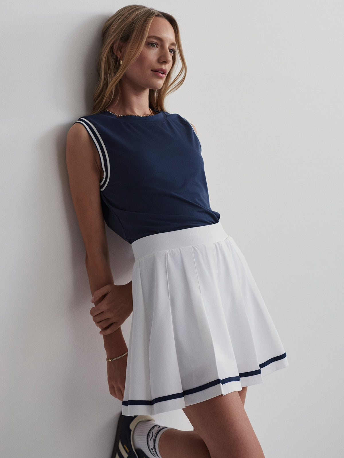 Clarendon High Rise Skort 16 | VARLEY US White - Varley