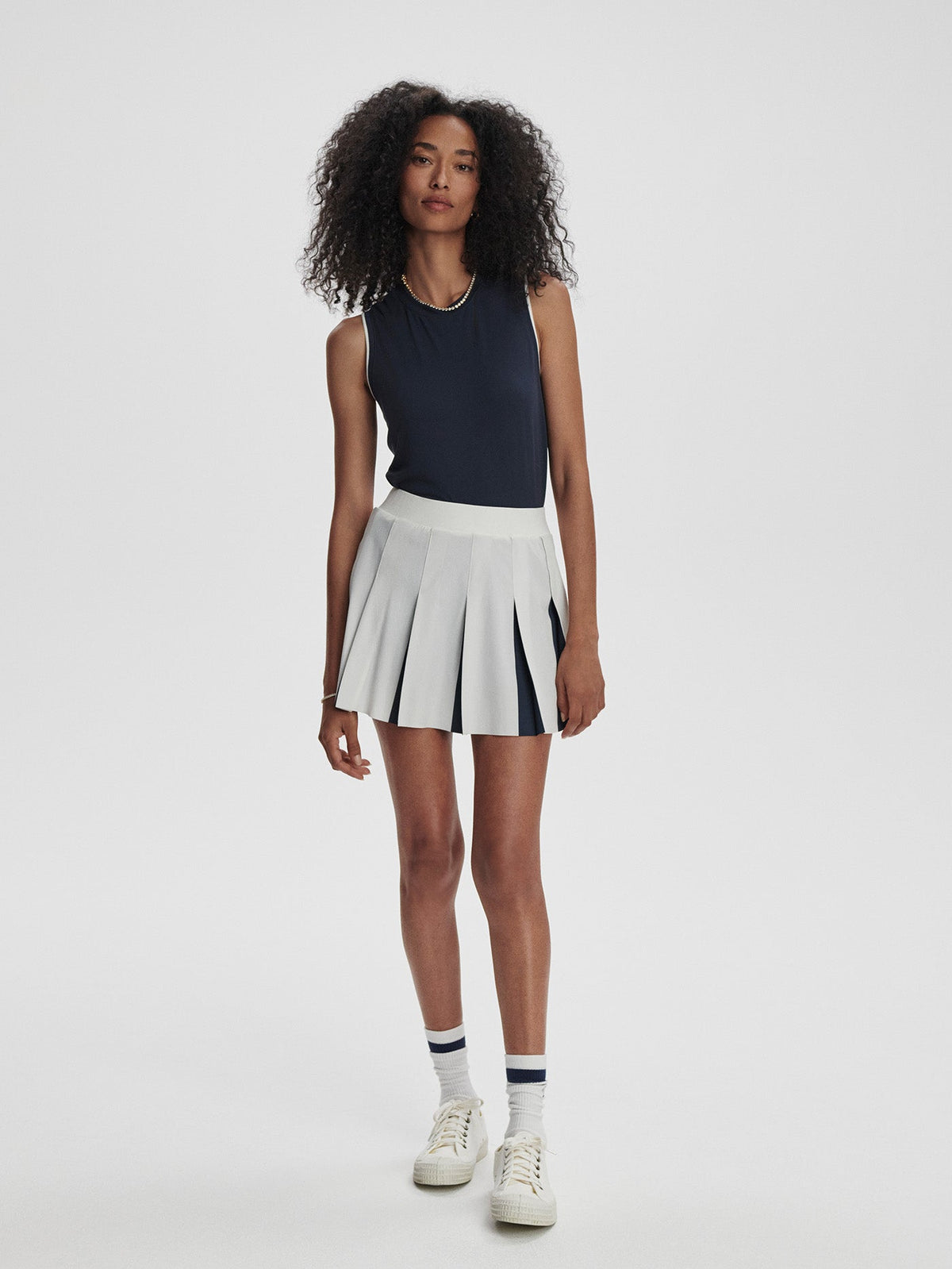 Bronte 2 in 1 Skirt 15.5 White/ Blue Nights - Varley