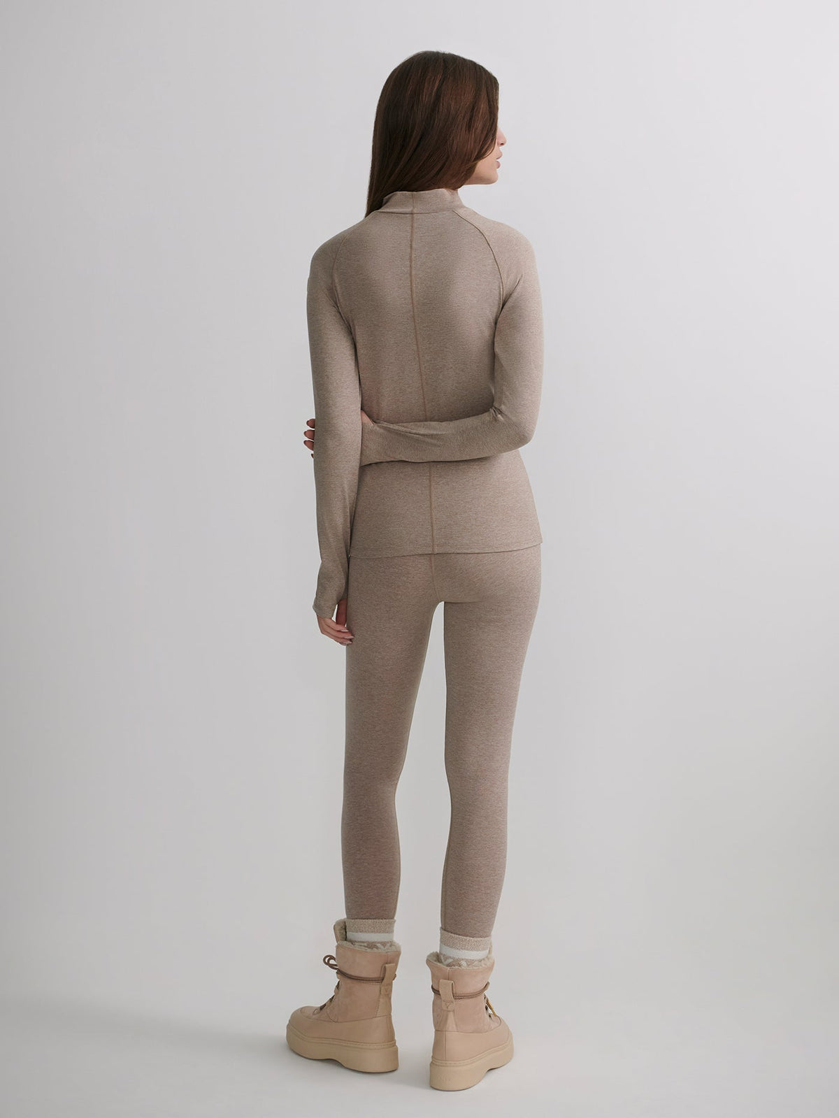 Always Warm Base Layer Legging | VARLEY US Taupe Marl - Varley