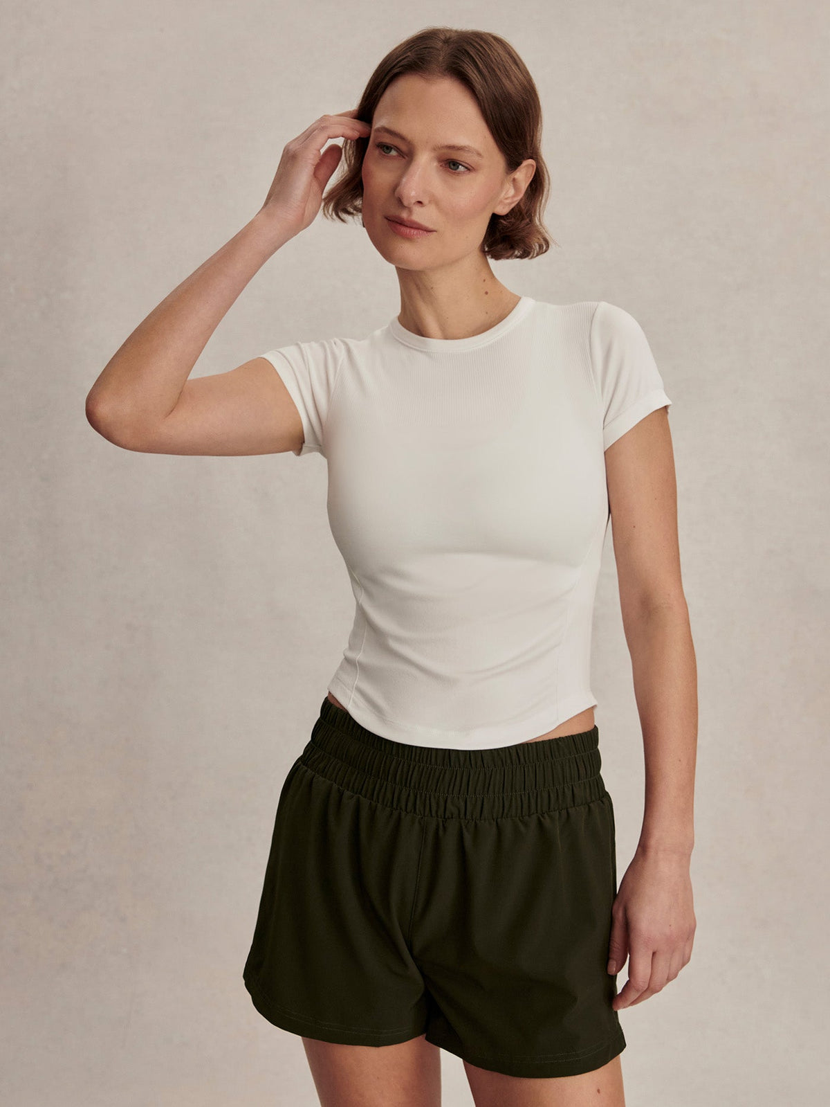 Casper Seamless Tee White - Varley