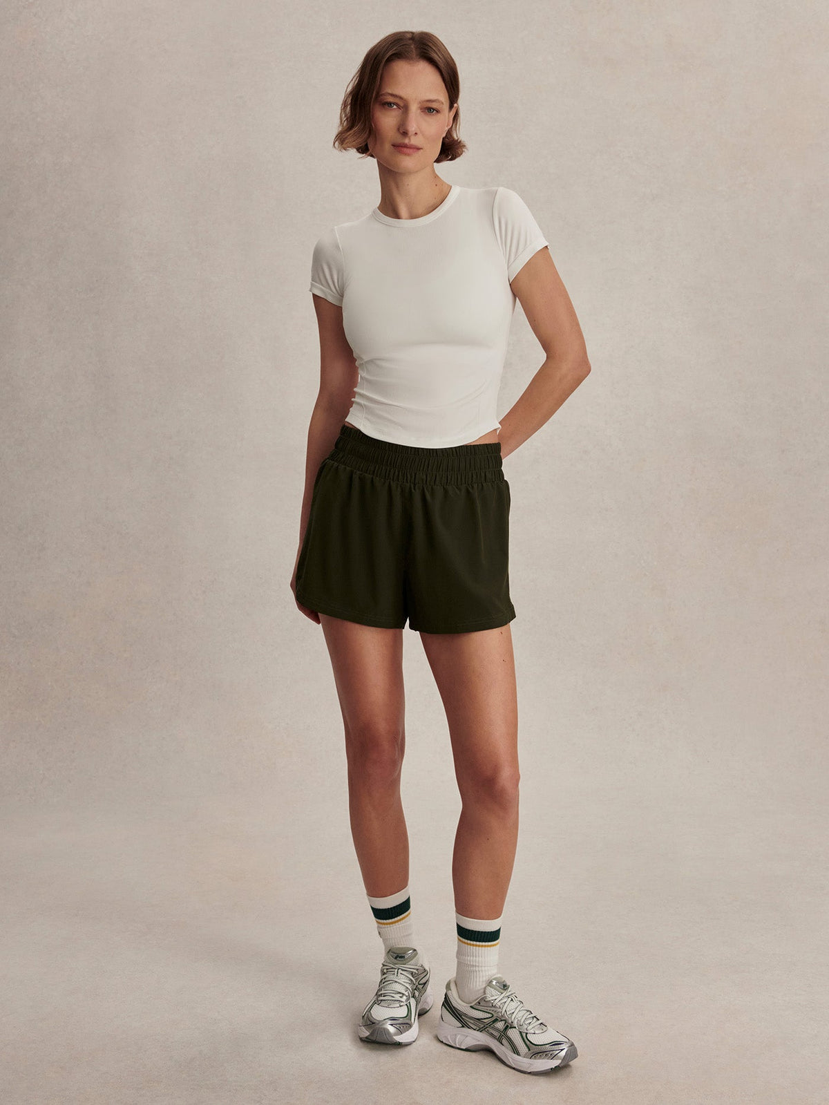 Casper Seamless Tee White - Varley