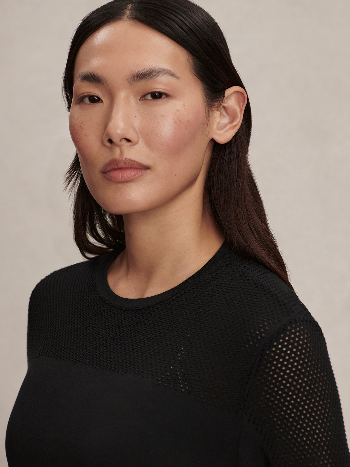Samia Seamless Long Sleeve Tee Black - Varley