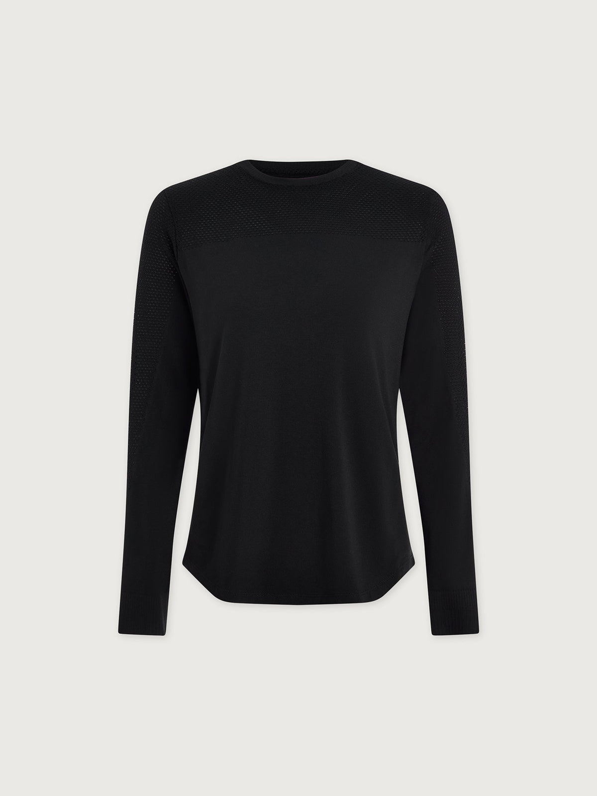 Samia Seamless Long Sleeve Tee Black - Varley
