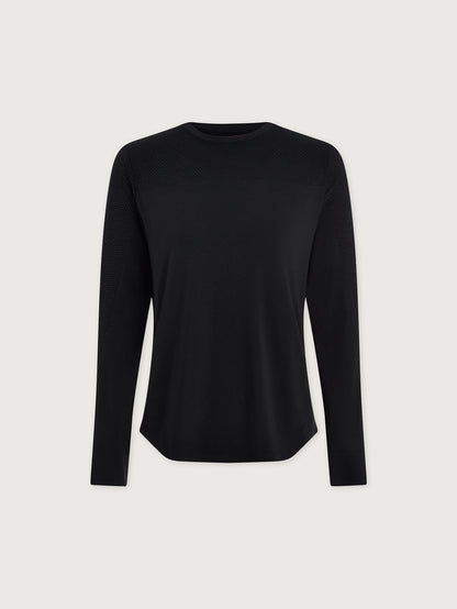 Samia Seamless Long Sleeve Tee Black - Varley